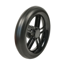 (1 black-melio) Baby Stroller Wheel For Melio 2/3 Pushchair Front Or Rear With Bearing Wheel Tire Frame Axle Buggy Replacement Accessories