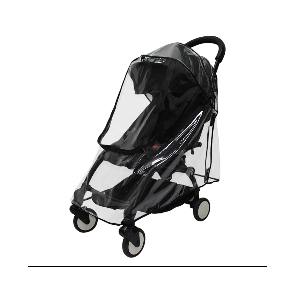 (PVC) Baby Stroller Rain Cover For Yoyo Yoya Waterproof Wind Dust Shield Safe Material Universial Raincoat Pushchair Pram Accessories