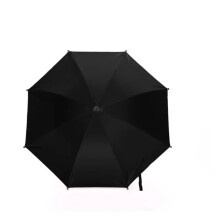 (black1) Baby Stroller Folding Umbrella UV Sun Rain Protection Parasol 360 Degrees Adjustable Universal Stroller Sunshade Canopy