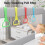 (blue) Pull Ring for Playpen Baby Crib Stroller Ring Baby Learn To Stand Hand Pull Ring Hanging Ring Baby Cot Toddler Pull Rings 2