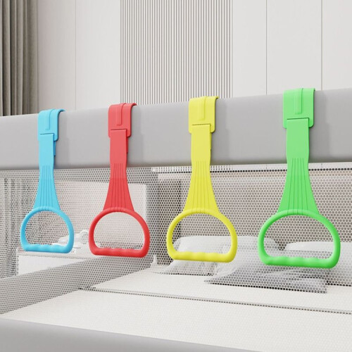 (Red) Pull Ring for Playpen Baby Crib Stroller Ring Baby Learn To Stand Hand Pull Ring Hanging Ring Baby Cot Toddler Pull Rings 2