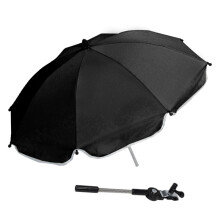 (Black 70cm) Folding Baby Stroller Kids Pram Pushchair UV Sun Rain Protector Umbrella Canopy Bracket Clip Baby Cart Accessories