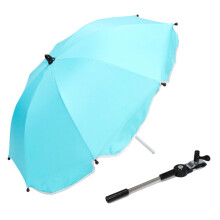 (Blue 70cm) Folding Baby Stroller Kids Pram Pushchair UV Sun Rain Protector Umbrella Canopy Bracket Clip Baby Cart Accessories