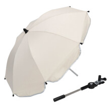 (White 70cm) Folding Baby Stroller Kids Pram Pushchair UV Sun Rain Protector Umbrella Canopy Bracket Clip Baby Cart Accessories