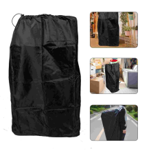 (Black) Stroller Travel Gate Check Airplane Carrier Cover Luggage Suitcase Storage Carrying Pushchair Carry Double Baby Travelling