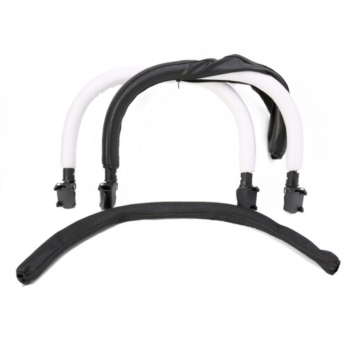 (B) Stroller Handle Bumper Bar Armrest Safety Bar Stroller Accessory Safety Bar W3JF 2