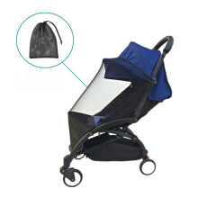 (black) Baby Stroller Accessories Mosquito Net For Yoyo Yoyo2 With Foot Pocket 1:1 Material Flying Insect Protection Summer Mesh