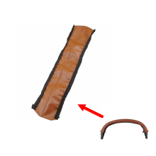 (baby 1 pcs brown) Pu Leather Cover For Stokke Xplory V4 / V5 Stroller Handle Baby Pram Armrest Protective Case Covers Baby Carriage Accessories