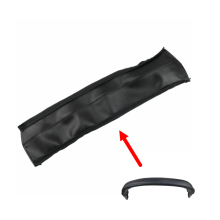 (baby 1 pcs black) Pu Leather Cover For Stokke Xplory V4 / V5 Stroller Handle Baby Pram Armrest Protective Case Covers Baby Carriage Accessories