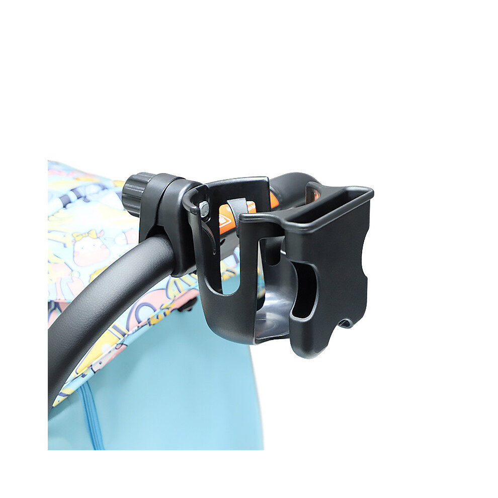 (Black) Baby Stroller Accessories Cup Mobile Phone Holder Children Tricycle Bicycle Cart Bottle Rack Milk Water Pushchair Carriage Black Maxpower