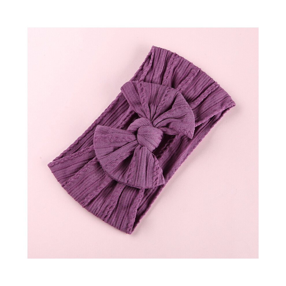 Maxpower (20) 1Pcs Bow Baby Head Band For Children Print Baby Headbands Newborn Cable Headband Turban Kids Headwear Baby Hair Accessories