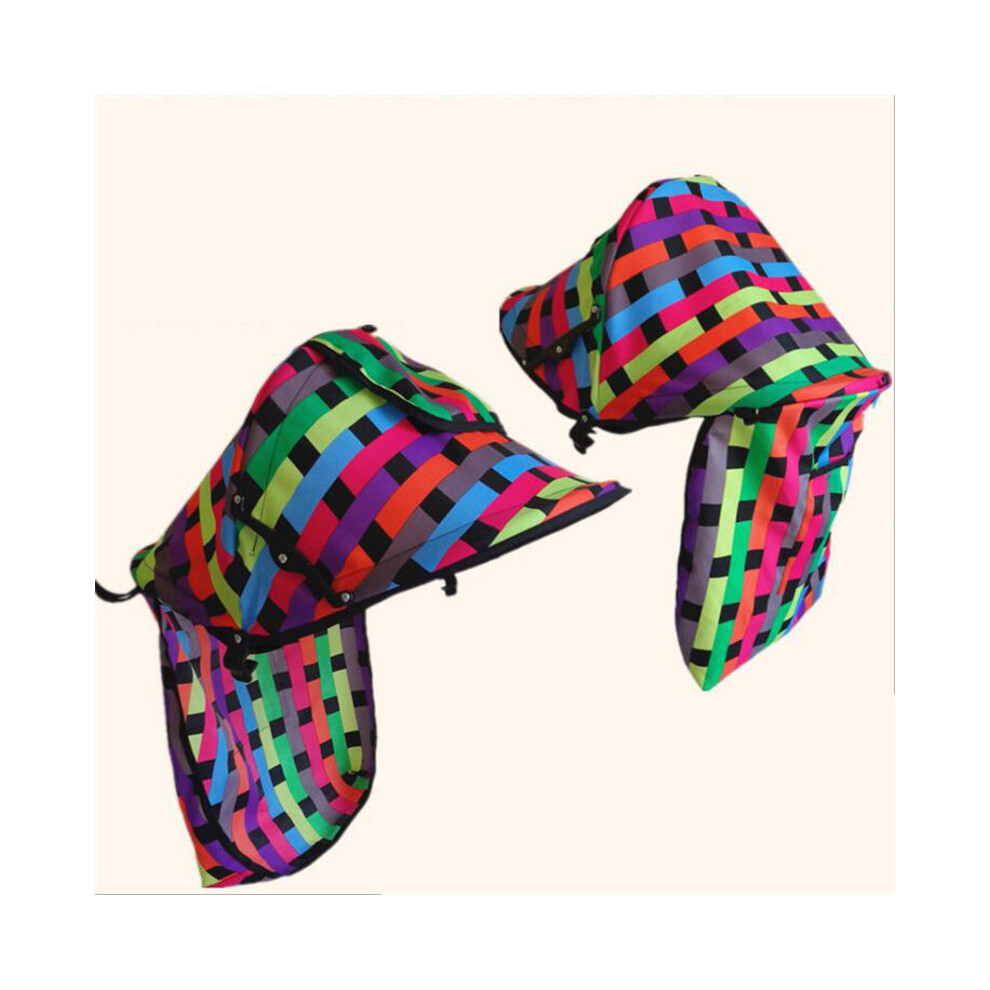 (Upgrade-Colorful) Baby Stroller Sunshield Shade Protection Hood Canopy Cover Prams Stroller Accessories Baby Stroller Sun Visor Carriage Sun Maxpower
