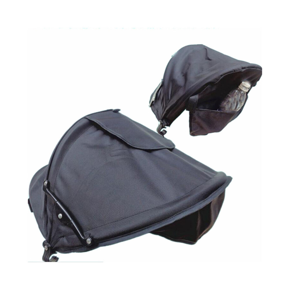 Maxpower (Black) Baby Stroller Sunshield Shade Protection Hood Canopy Cover Prams Stroller Accessories Baby Stroller Sun Visor Carriage Sun Black