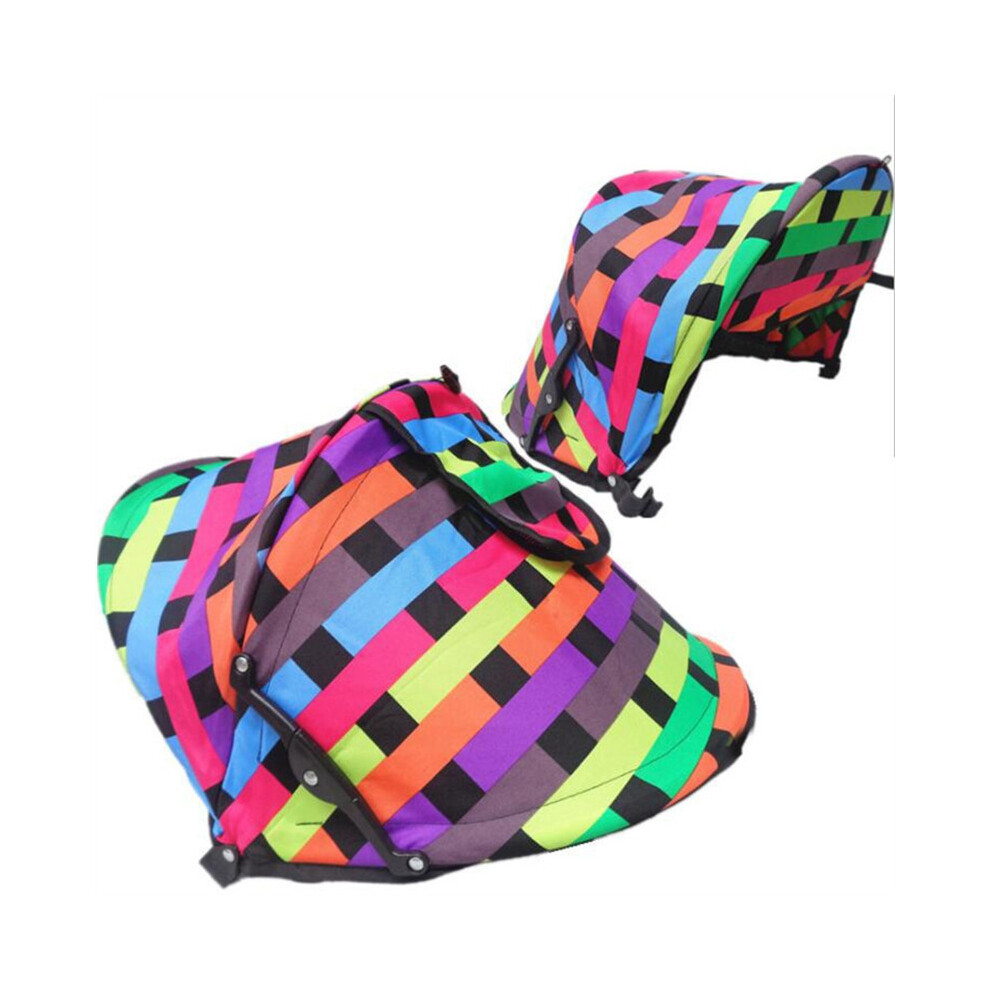 (Colorful) Baby Stroller Sunshield Shade Protection Hood Canopy Cover Prams Stroller Accessories Baby Stroller Sun Visor Carriage Sun Maxpower