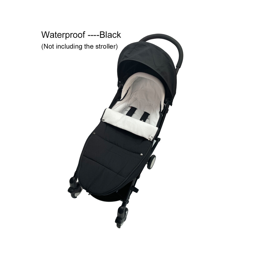 Maxpower (Waterproof black) Universal Baby Strolle Accessories Footmuff Warm Sleepsacks Pram Waterproof Socks For Babyzen YOYO Baby Stroller Accessories