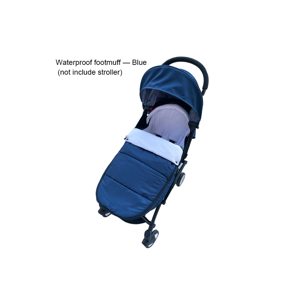 (Waterproof blue) Universal Baby Strolle Accessories Footmuff  Warm Sleepsacks Pram Waterproof Socks For Babyzen YOYO Baby Stroller Accessories