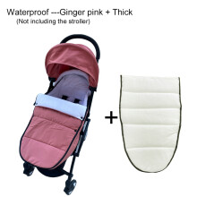 (Waterproof Pink X) Universal Baby Strolle Accessories Footmuff Warm Sleepsacks Pram Waterproof Socks For Babyzen YOYO Baby Stroller Accessories