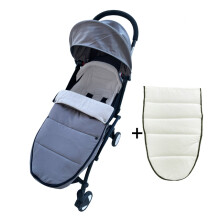 (Waterproof grey X) Universal Baby Strolle Accessories Footmuff Warm Sleepsacks Pram Waterproof Socks For Babyzen YOYO Baby Stroller Accessories