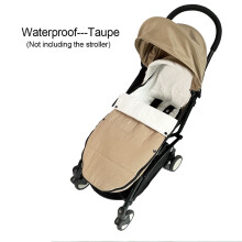 (Waterproof Taupe) Universal Baby Strolle Accessories Footmuff Warm Sleepsacks Pram Waterproof Socks For Babyzen YOYO Baby Stroller Accessories