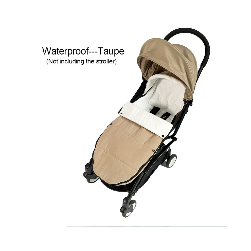 Maxpower (Waterproof Taupe) Universal Baby Strolle Accessories Footmuff Warm Sleepsacks Pram Waterproof Socks For Babyzen YOYO Baby Stroller Accessories