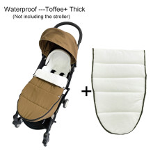 (Waterproof Toffee X) Universal Baby Strolle Accessories Footmuff Warm Sleepsacks Pram Waterproof Socks For Babyzen YOYO Baby Stroller Accessories