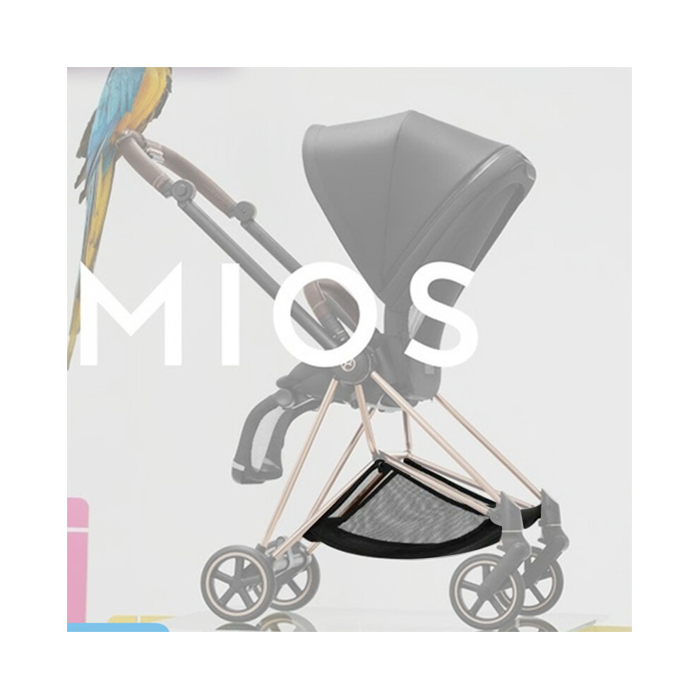 (basket-Mios2-3) Stroller Basket Each For Cybex Priam 3/4 Mios 2/3 Melio Baby Trolley Shopping Bag Cart Carrying Basket Buggy Replace Accessories