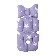 (Grey stars) Cotton Universal Baby Stroller Car High Chair Seat Cushion Liner Mat Pad Cover Protector For Baby Kid Toddler Infants