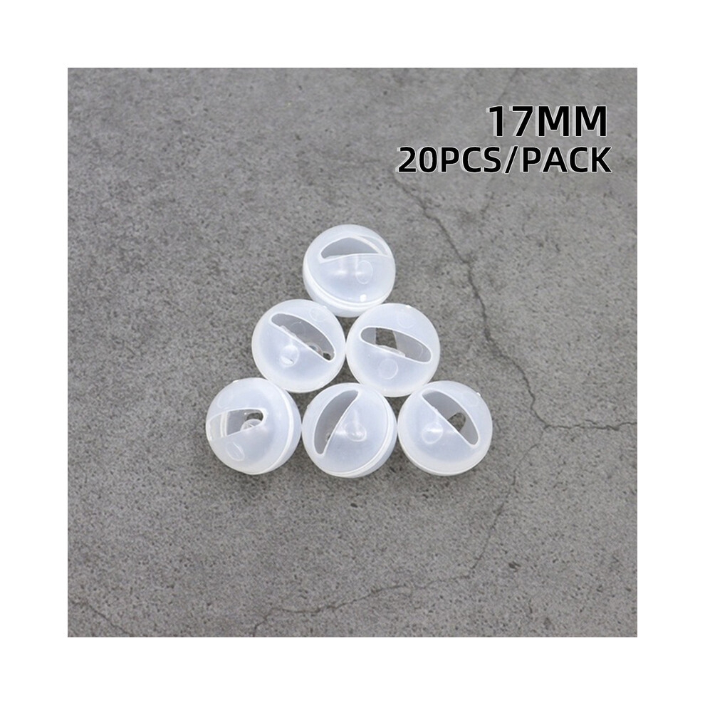 Maxpower (Toy Accessories 17Mm, 20Pcs) 20Pcs Plastic Rattle Bell Balls Squeaker Baby Toys Diy Rattle Beads Noise Maker Repair Fix Dog Toy Pet Accessories