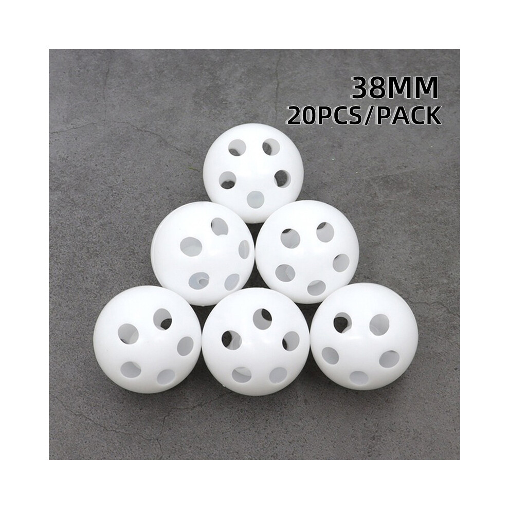 Maxpower (Toy Accessories 38Mm, 20Pcs) 20Pcs Plastic Rattle Bell Balls Squeaker Baby Toys Diy Rattle Beads Noise Maker Repair Fix Dog Toy Pet Accessories