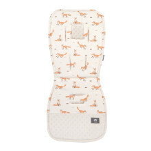 (fox) Stroller Cushion Universal Breathable Kids Pushchair Car Trolley Seat Mattress Soft Diaper Pad Cotton Baby Stroller Accessories