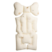(Tulip rabbit) Autumn and winter warm baby stroller seat cushions thickened cotton child stroller baby seat cushions universal four seasons