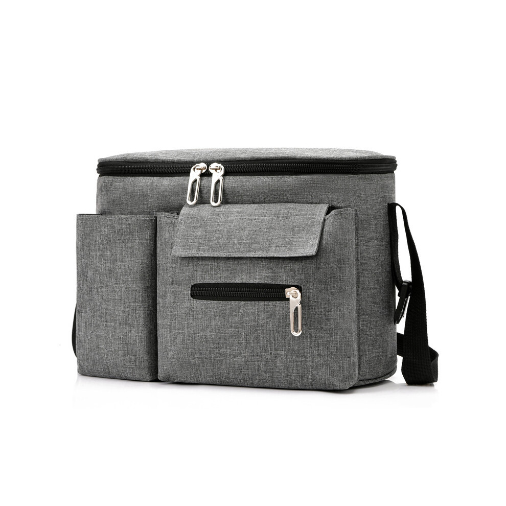 ( Grey) Portable Baby Stroller Diaper Bags Multifunctional Pram Hanging Bag Strollers Organizer Light/Grey Maxpower