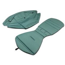 (aqua) 175 Stroller Accessories Canopy Cover Seat Cushion For babyyoya babytime Sunshade Cover Seat Mattress With Back Zipper Pocket