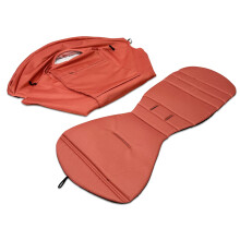 (Ginger Pink) 175 Stroller Accessories Canopy Cover Seat Cushion For babyyoya babytime Sunshade Cover Seat Mattress With Back Zipper Pocket