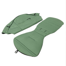 (green) 175 Stroller Accessories Canopy Cover Seat Cushion For babyyoya babytime Sunshade Cover Seat Mattress With Back Zipper Pocket