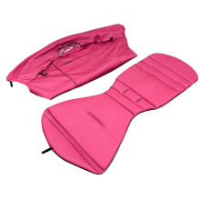 (rose) 175 Stroller Accessories Canopy Cover Seat Cushion For babyyoya babytime Sunshade Cover Seat Mattress With Back Zipper Pocket