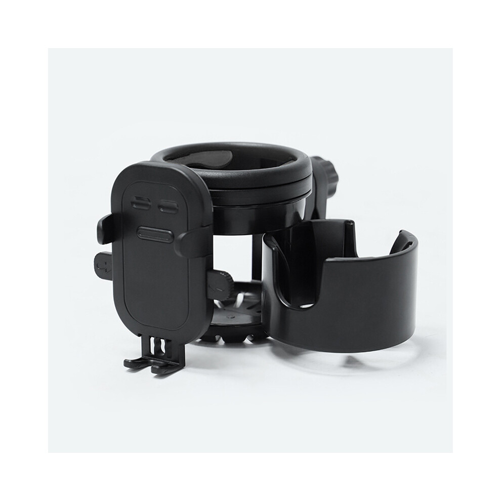 (black) Baby stroller cup holder universal rotatable phone holder mobile in stroller children pram coffee drink water bottle holders