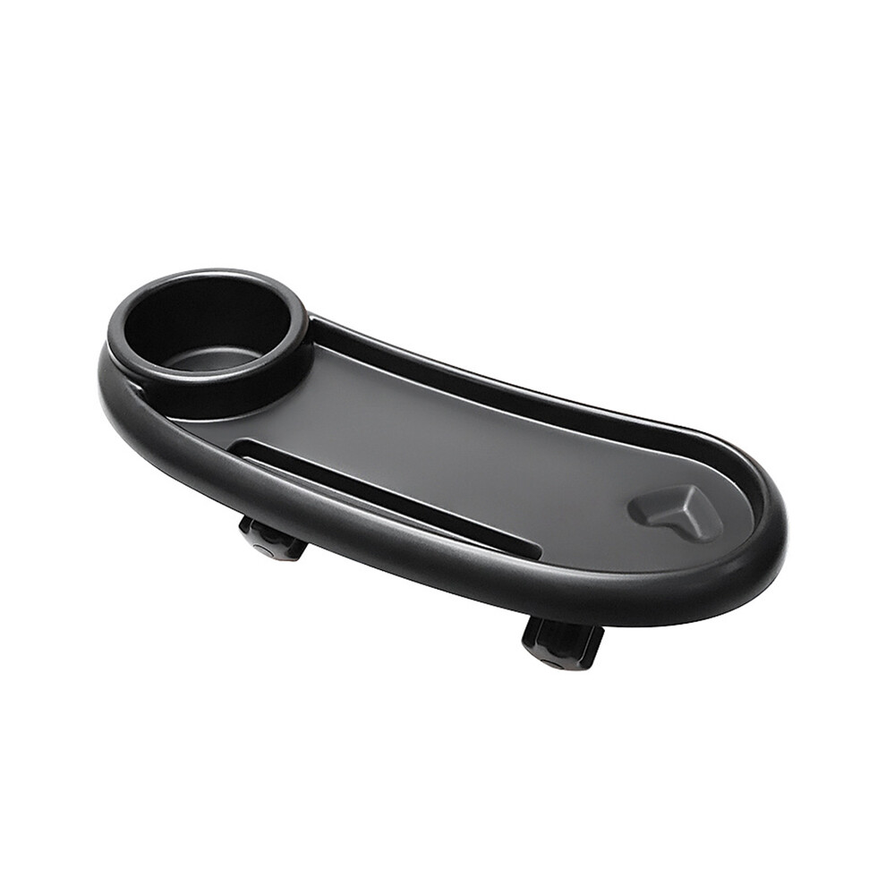 (black) 3 In 1 Stroller Cup Holder Antislip Universal Stroller Tray Stroller Snack Catcher and Drink Holder for Stroller Accessories