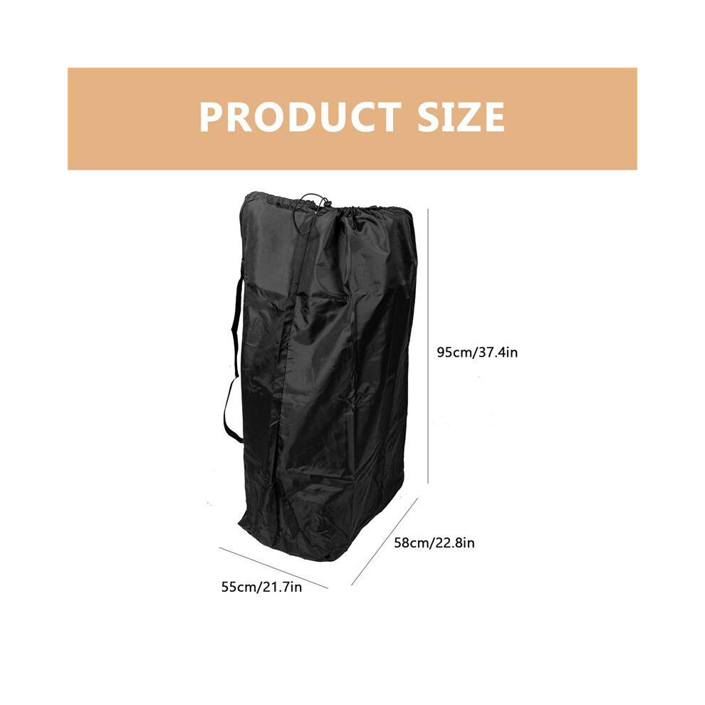 Maxpower (Black) Stroller Bag Airplane Stroller Storage Bag Stroller Travel Bag For Airplane Black