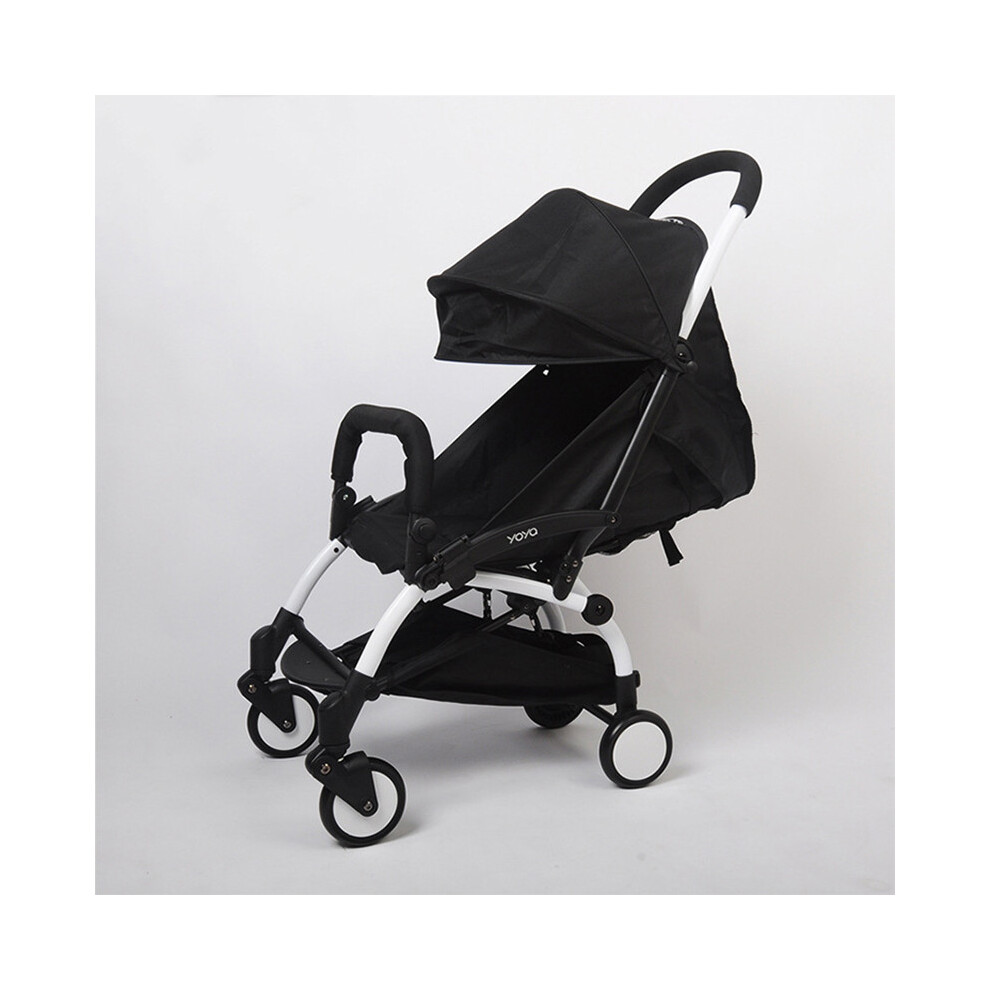 Maxpower (Black) Stroller Sunshade Covers And Cushions For Yoyo Yoya Yuyu Vovo Babyzen Bugaboo Strollers Carts Sun Shade Canopy And Seat Black