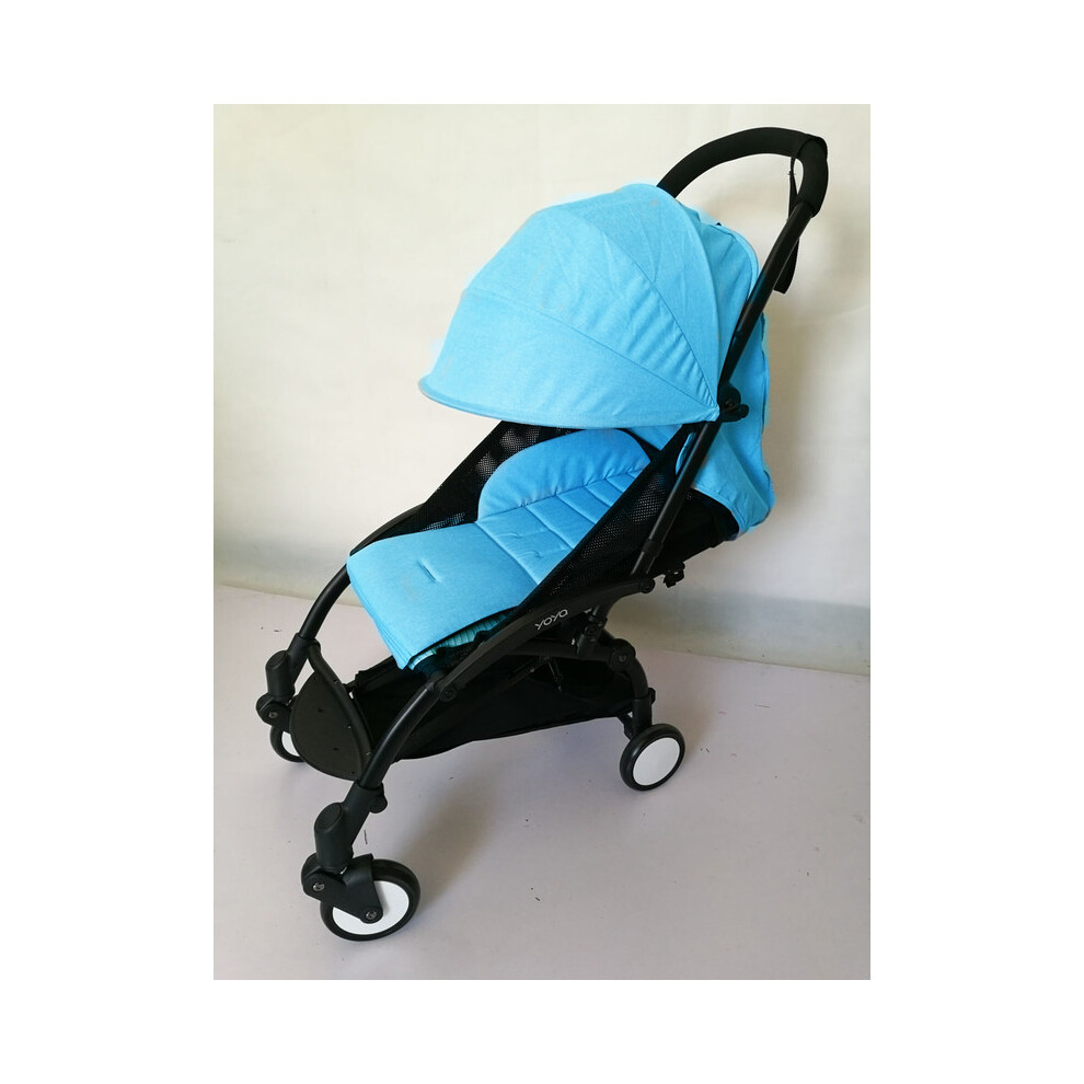 Maxpower (Blue) Stroller Sunshade Covers And Cushions For Yoyo Yoya Yuyu Vovo Babyzen Bugaboo Strollers Carts Sun Shade Canopy And Seat Blue