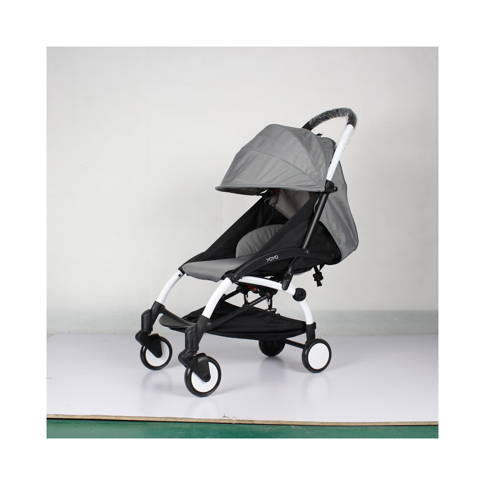 Maxpower (Gray) Stroller Sunshade Covers And Cushions For Yoyo Yoya Yuyu Vovo Babyzen Bugaboo Strollers Carts Sun Shade Canopy And Seat Gray
