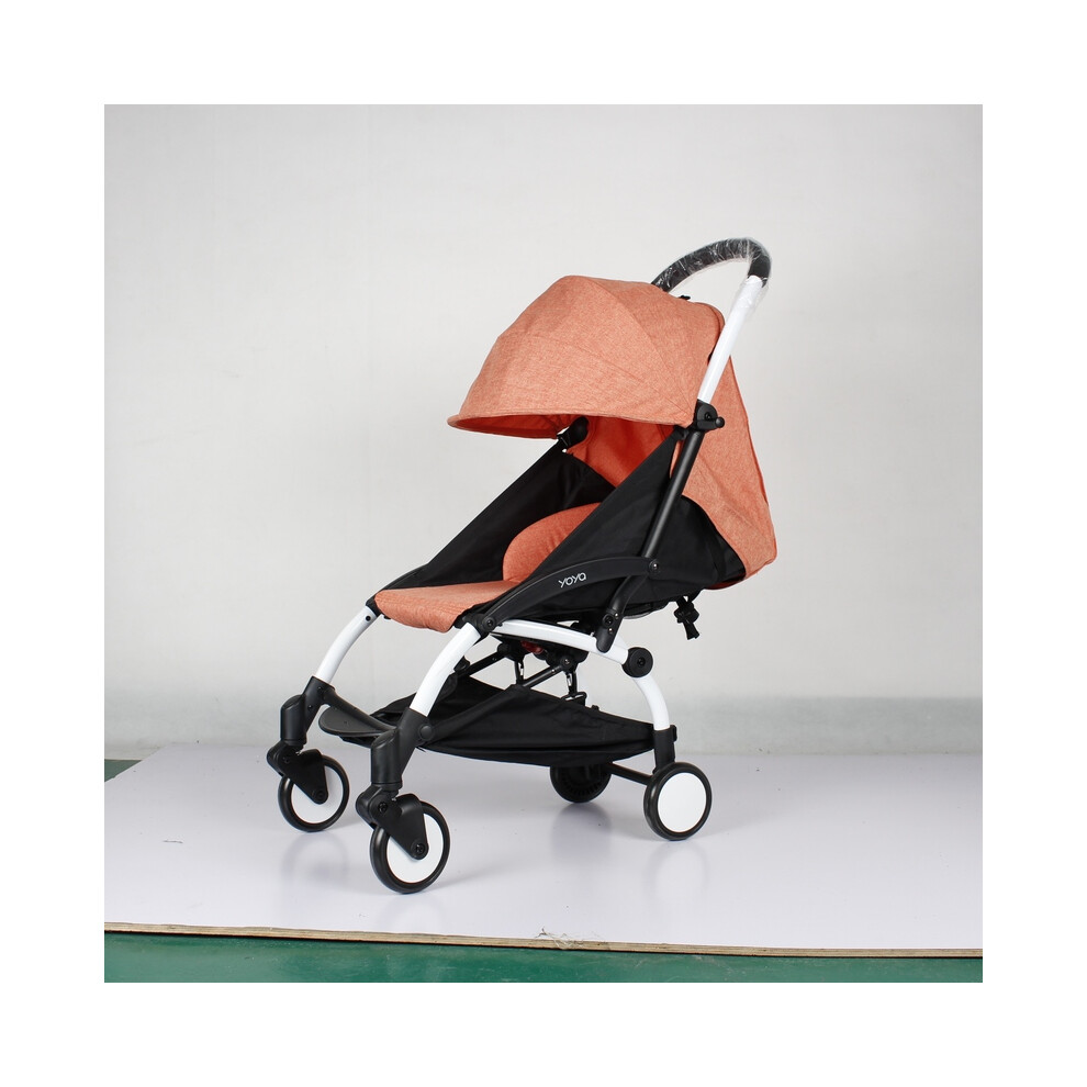 Maxpower (Orange) Stroller Sunshade Covers And Cushions For Yoyo Yoya Yuyu Vovo Babyzen Bugaboo Strollers Carts Sun Shade Canopy And Seat Orange