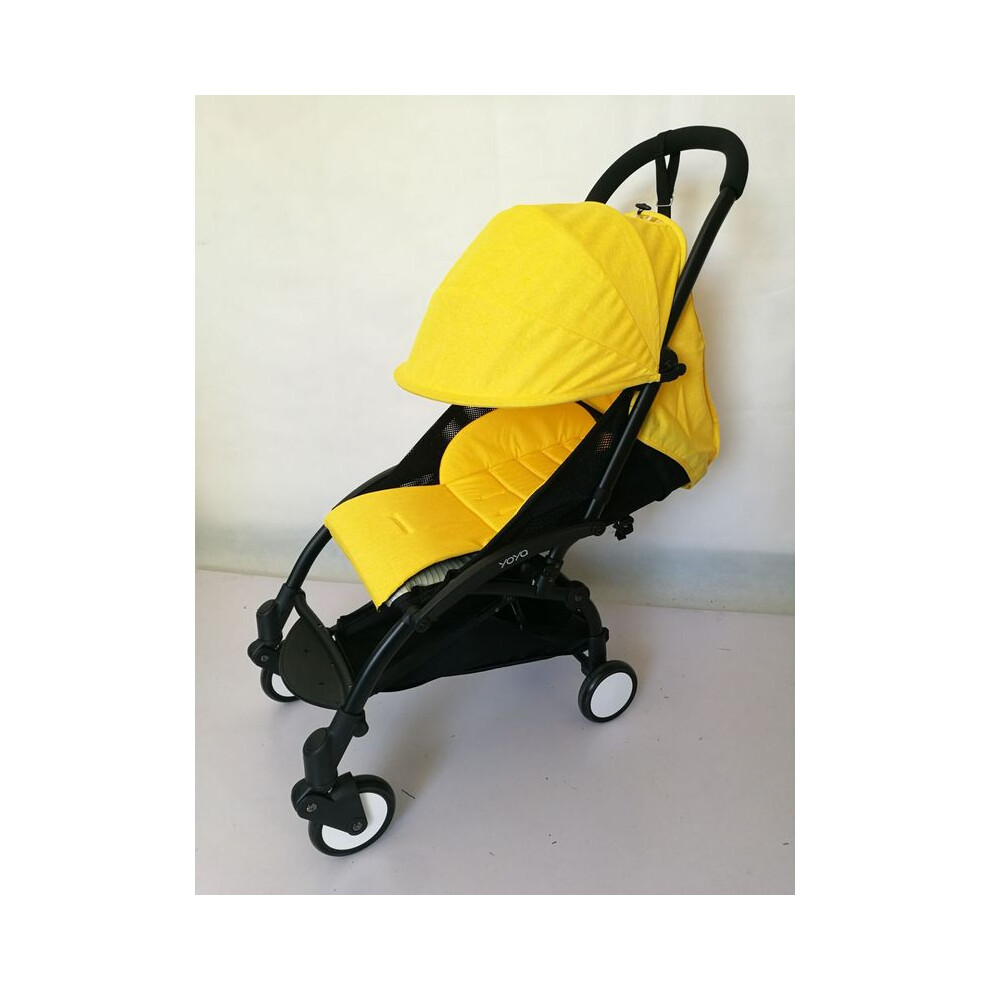 Maxpower (Yellow) Stroller Sunshade Covers And Cushions For Yoyo Yoya Yuyu Vovo Babyzen Bugaboo Strollers Carts Sun Shade Canopy And Seat Yellow