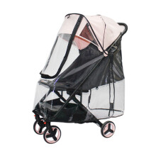 (Clear) Baby stroller accessory outdoor waterproof rain cover universal stroller rain cover