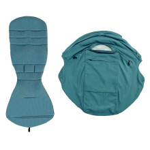 (175 Aqua) COLU KID Hood & Mattress For Babyzen Yoyo2 Yoya Baby Stroller Accessories Sun Canopy and Replacement Seat Cushion for YOYO