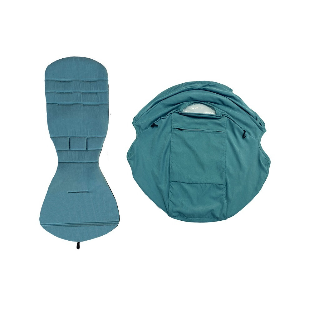 (175 Aqua) Colu Kid Hood & Mattress For Babyzen Yoyo2 Yoya Baby Stroller Accessories Sun Canopy And Replacement Seat Cushion For Yoyo Maxpower