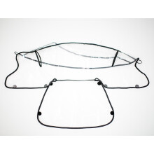 (PVC) Rain Cover For 0+ Newborn Pack 1:1 Design EVA Material Raincoat Fit YO2 /YOYA Newborn Sleeping Basket Baby Stroller Accessories