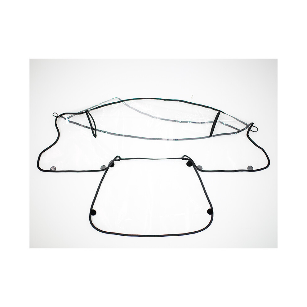 (PVC) Rain Cover For 0+ Newborn Pack 1:1 Design EVA Material Raincoat Fit YO2 /YOYA Newborn Sleeping Basket Baby Stroller Accessories