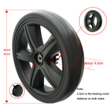 (28cm back B) Universal Stroller Wheels For Baby Trolley Including Tyre Different Size Front And Back Wheel Cart Accessories